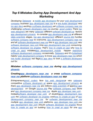 Top 6 Mistakes During App Development And App Marketing.docx