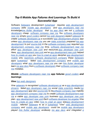 Top 6 Mobile App Failures And Learnings To Build A Successful App.docx