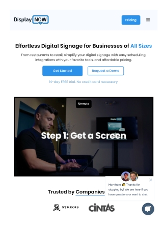 Digital signage cloud server