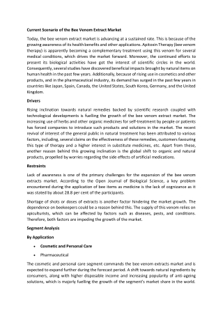 Bee Venom Extract Market-Promo