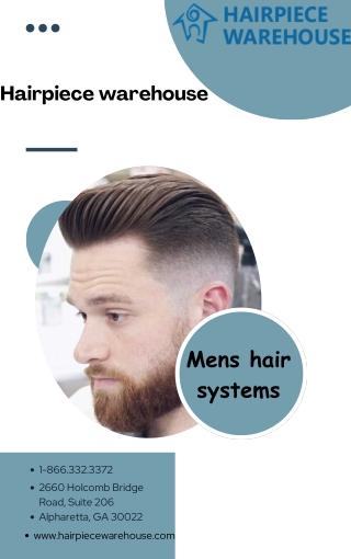 Best Quality Of Our Hair Systems- Hairpiece Warehouse