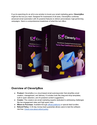CleverlyBox Review: Maximizing Email Deliverability