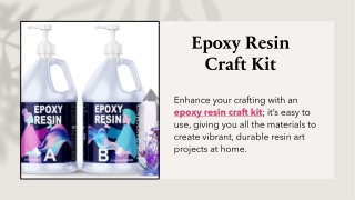 Epoxy Resin Craft Kit