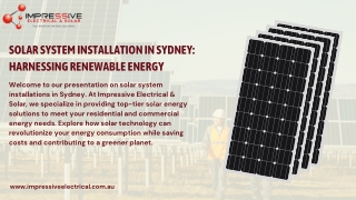 Solar System Installation Sydney