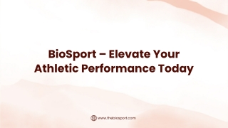 BioSport – Elevate Your Athletic Performance Today
