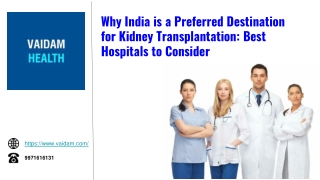 Why India is a Preferred Destination for Kidney Transplantation_ Best Hospitals to Consider
