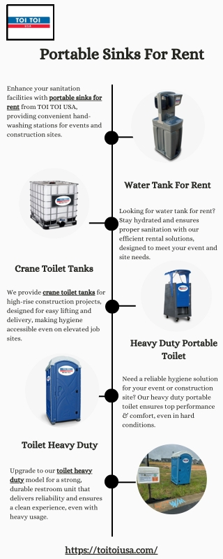 Portable Sinks For Rent