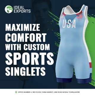 maximize comfort with custom sports singlets