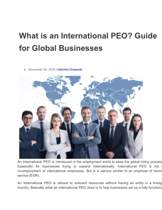 peo services