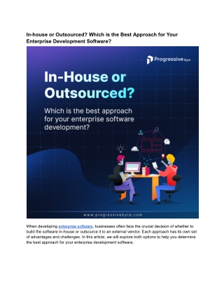 Which is the Best Approach for Your Enterprise Development?