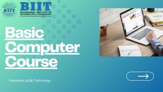 Basic Computer Course
