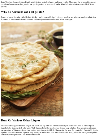 Just How To Make A Bombe Alaska Icy Ice-cream Cake Treat