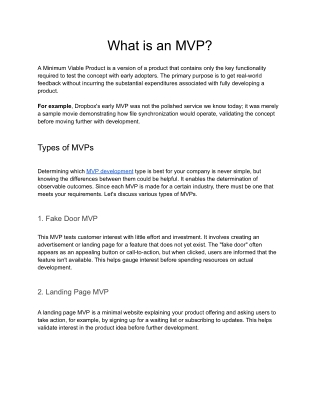 MVP  Beginner’s Guide for 2025 | Amplework