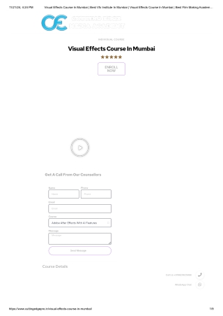Comprehensive Visual Effects Course for Creatives