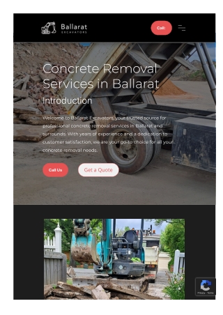 Concrete removal Ballarat