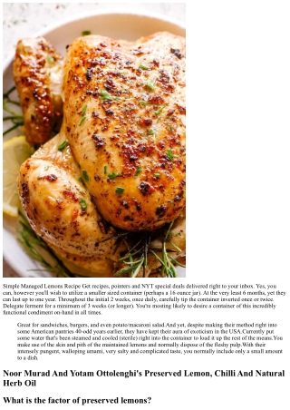 Exactly How To Make Managed Lemons With Salt- Recipe Tutorial