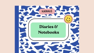 "Diaries & Notebooks: Your Guide to Stylish Writing Essentials"