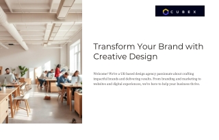 Transform Your Brand with Creative Design
