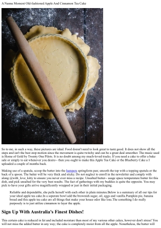 Cinnamon Apple Teacake