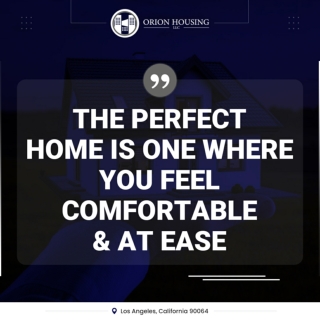 The perfect Home is One where you feel comfortable &at ease
