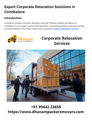 Corporate Relocation services Corporate Moving Services