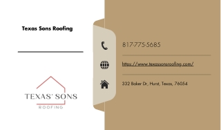 Texas Sons Roofing