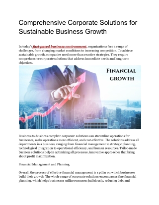 Building a Foundation for Scalable Business Success