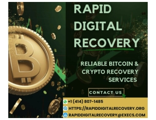 BITCOIN RECOVERY REDEFINED: RAPID DIGITAL RECOVERY EXPERT APPROACH