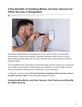 5-key-benefits-of-installing-motion-and-door-sensors-for-office-security-in-bangladesh