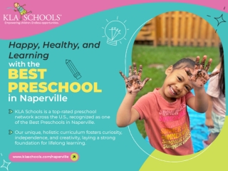 Happy, Healthy, and Learning with the Best Preschool in Naperville