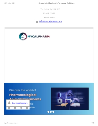 Simulated Animal Experiments