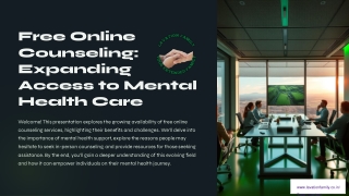 free one on one online counseling