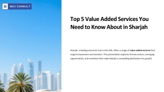 Top 5 Value Added Services You Need to Know About in Sharjah
