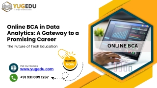 Online BCA in Data Analytics A Gateway to a Promising Career