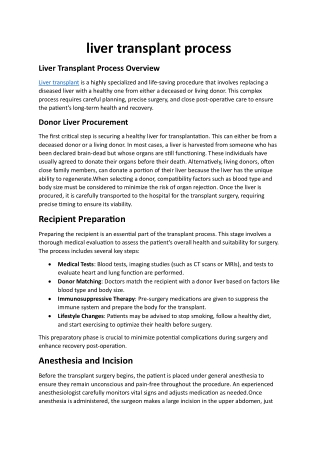 liver transplant process