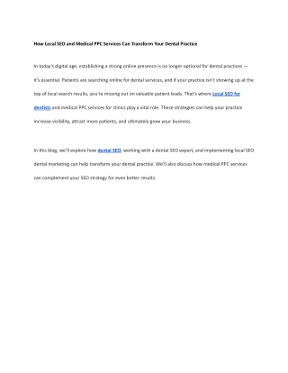 Expert Aesthetic Marketing Services to Drive Growth for Aesthetic Clinics and Pr