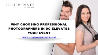 Why Choosing Professional Photographers in DC Elevates Your Event