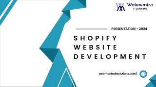 Shopify website development