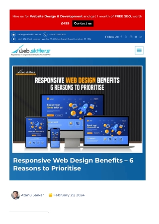 Responsive Web Design Benefits – 6 Reasons to Prioritise - WTS UK