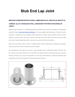 Best Stub End Lap Joint Available Online Near Me