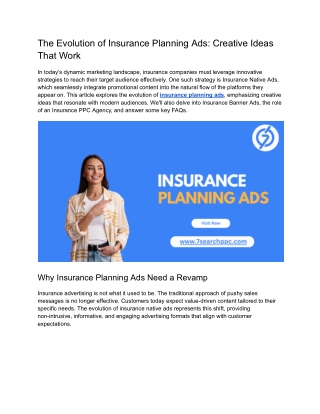 The Evolution of Insurance Planning Ads_ Creative Ideas That Work