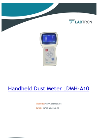 Handheld-Dust-Meter-LDMH-A10