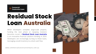 2024 Guide to Maximizing Property Returns Using Residual Stock Loan Australia