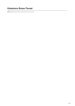 Kalasians Brass Paraat