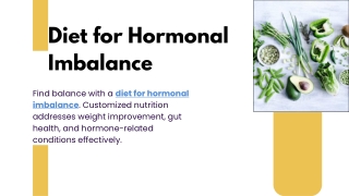 Diet for Hormonal Imbalance
