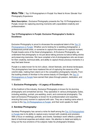 Pdf Submission of Exclusive Photography