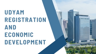 Udyam Registration and Economic Development