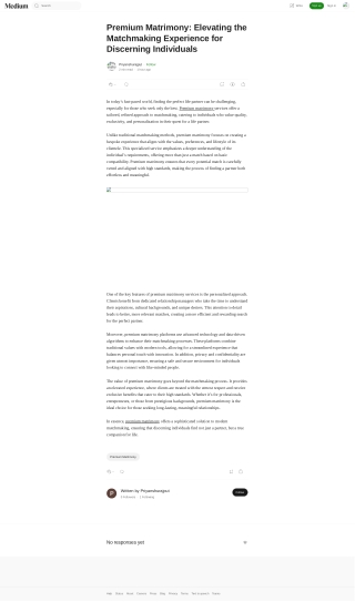 Premium Matrimony: Elevating the Matchmaking Experience for Discerning Individua