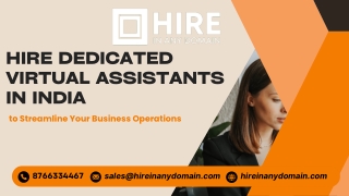 Hire Dedicated Virtual Assistants in India