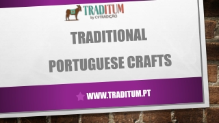 Traditional Portuguese Crafts